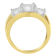 10K Two-Toned Gold Diamond Ring (1 cttw, H-I Color, SI1-SI2 Clarity)