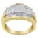 10K Two-Toned Gold Diamond Ring (1 cttw, H-I Color, SI1-SI2 Clarity)