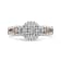 0.50ctw Round Diamond Split Shank Engagement 14K Rose Gold Over Sterling
Silver Ring