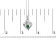 Sterling Silver Pear Emerald and Diamond Accent Heart Pendant Chain- 18 Inches