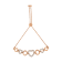 10K Rose Gold Over Sterling Silver .10ctw Round-Cut Diamond Heart Link
Adjustable Bolo Bracelet