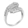 14K White Gold Diamond Cluster Ring Band (7/8 cttw, H-I Color, I1-I2 Clarity)