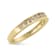 14K Yellow Gold Plated Sterling Silver 1/2 Ctw Round Diamond 11 Stone
Anniversary Band Ring