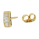 14k Yellow Gold 1/4ctw Diamond Earrings