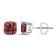 14K White Gold 1 1/2ctw Lab Grown Pink Cushion Set Classic Diamond
Solitaire Stud Earrings