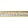 14K Yellow Gold 1.10ctw Princess-Cut Diamond Banded Bracelet