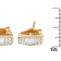 14k Yellow Gold 1/4ctw Diamond Earrings
