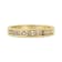14K Yellow Gold Plated Sterling Silver 1/2 Ctw Round Diamond 11 Stone
Anniversary Band Ring