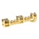 14K Yellow Gold 1ctw White and Champagne Round Cut Diamond Drop Pendant
w/chain(I-J, I1-I2)