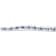 3.5 mm Lab Created Blue Aquamarine and 1/6 ctw Diamond Rhodium Over
Sterling Silver Tennis Bracelet