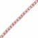 10K Rose Gold Over Sterling Silver 1.0 Cttw Round-Cut Diamond Tennis Bracelet