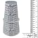 10K White Gold 2.0ctw Diamond Fan-Shaped Link Tennis Bracelet