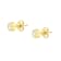 10K Yellow Gold 1/4ctw Round Brilliant-Cut Near Colorless Diamond
Bezel-Set Stud Earrings
