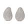 18K Rose Gold Micro Pave Diamond Sculptural Design Omega Clip Statement Earrings