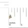 10K Yellow Gold 1/10 Cttw Diamond Triple Leaf Stud Earring (H-I Color,
I1-I2 Clarity)