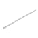 3.5 mm Lab Created Blue Tanzanite and 1/6 ctw Diamond Rhodium Over
Sterling Silver Tennis Bracelet