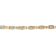 14K Yellow Gold 5.75ctw Princess and Baguette Cut Diamond Bow Bracelet