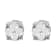 0.50ctw Round-Cut Diamond Sterling Silver Cluster Stud Earring