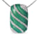 Sterling Silver Turquoise Enamel and 1/2 Cttw Diamond Block 18"
Pendant Necklace