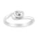 10K White Gold Diamond Promise Ring (1/20ctw, H-I Color, I1-I2 Clarity)
- Size 8
