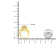 10K Yellow Gold 1 1/2ctw Diamond Cluster Ring(I-J Color, I1-I2 Clarity)