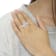 14K White Gold 1-1/2ctw Round and Baguette Diamond Bypass Cocktail
Ring(H-I Color, SI1-SI2 Clarity)