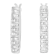 1.625ctw Baguette Cut Diamond 14K White Gold Earrings