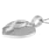 Sterling Silver 1/10ctw Diamond Heart Pendant w\chain (H-I, I1-I2)