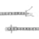 14K White Gold 2.0Ctw Miracle Set Lab Grown Diamond Illusion 7"
Bracelet(F-G Color, VS2-SI1 Clarity)