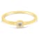 14K Yellow Gold Over Sterling Silver 1/20 Carat Diamond Promise Ring
(J-K Color, I1-I2 Clarity)