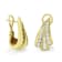 14K Yellow Gold 2 1/4ctw Diamond Huggie Earrings
