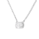 10K White Gold Lab Grown Diamond IGI Certified 1/2ctw Solitaire Diamond Necklace