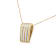 14K Yellow Gold 2 1/3ctw Princess Cut Diamond Block Pendant With Chain
(H-I, SI1-SI2)