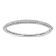 14K White Gold 3.0ctw Round-Cut Diamond Bangle