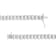 Rhodium Over Sterling Silver 1/2 Cttw Diamond Wave Style Tennis Bracelet