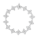 Sterling Silver 2.0ctw Miracle-Set Diamond 4 Leaf Clover Link Bracelet