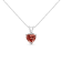 IGI Certified 14K White Gold 1.00ctw Lab Grown Pink Heart Diamond
Solitaire 18" Pendant w\chain