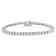 Sterling Silver 2.0 Cttw Lab-Grown Diamond Tennis Bracelet (G-H,
VS1-VS2) - 7.25"