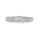0.16ctw Diamond Chevron Sterling Silver Tennis Bracelet