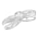 Sterling Silver 1/10ctw Diamond Ribbon Pendant w\chain (H-I, I1-I2)