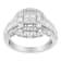 14K White Gold Diamond Cocktail Ring (1 1/4 cttw, H-I Color, SI2-I1 Clarity)