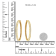 10K Yellow Gold 1.0ctw Slim Diamond Hoop Earrings