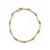 10K Yellow Gold Ruby and 1/10ctw Diamond Bar Prong Set Bracelet (H-I
Color, SI1-SI2 Clarity)