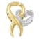 10K Yellow Gold Over Sterling Silver 1/10ctw Diamond Heart Pendant
w\chain(H-I, I1-I2)