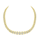 10K Yellow Gold 4ctw Round Diamond Graduating Riviera Necklace (H-I
Color, I2-I3 Clarity)