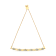 14K Yellow Gold Over Sterling Silver Diamond Accent Marquise Shape and
Heart Links Bolo Bracelet