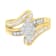 10K Yellow Gold 1/2ctw Diamond Cluster Cocktail Ring (J-K Clarity, I1-I2 Color)