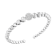 Sterling Silver 1/6 Carat TDW Diamond Ball Bead Bangle Bracelet (I-J,
I2-I3) - 7"