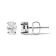 14K White Gold 3/4ctw Oval Lab Grown Diamond Solitaire Stud Earrings
(F-G Color, VS1-VS2 Clarity)