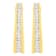 10K Yellow Gold 1.0ctw Channel Set Diamond J-Hoop Earrings